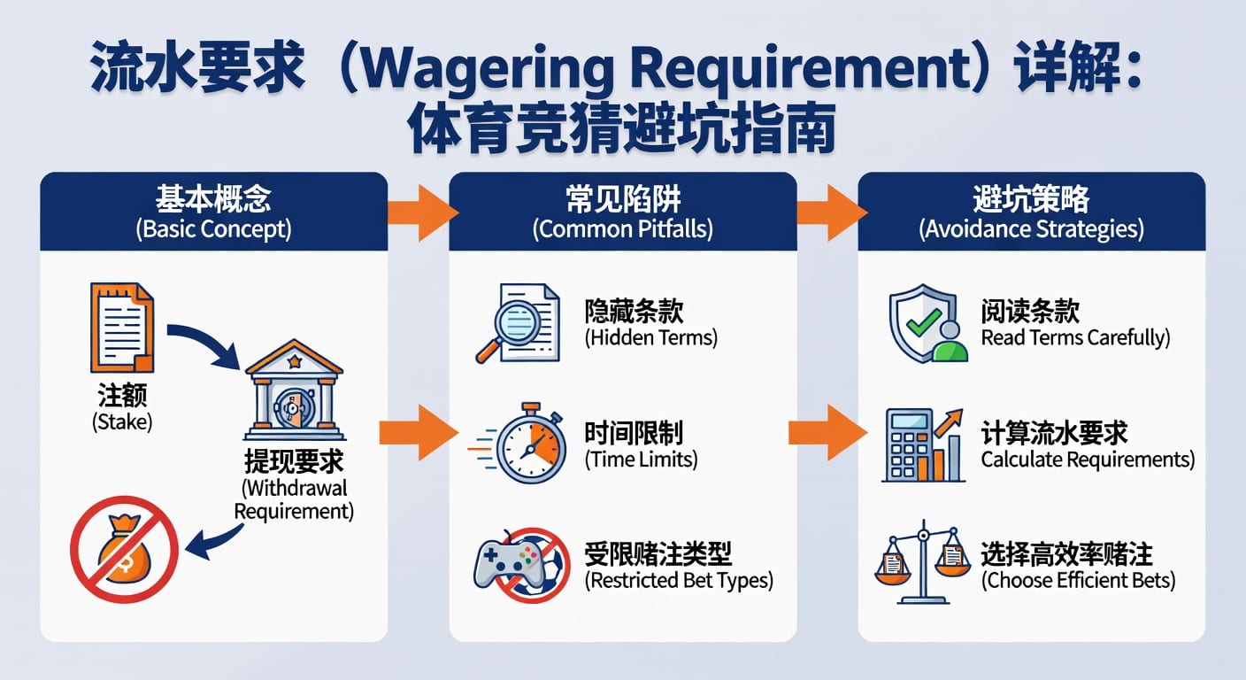 流水要求 wagering requirement 解析｜体育奖金门槛与成本